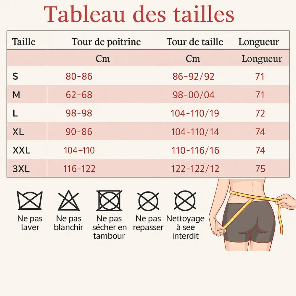 Body Gainant Amincissant Femme