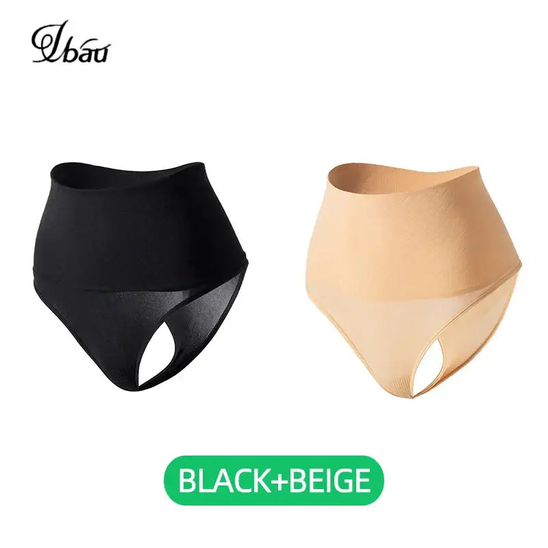 Culottes String Femme Taille Haute Contrôle Ventre Sculptant Nylon Élasthanne - 2PCS Group 3 / L