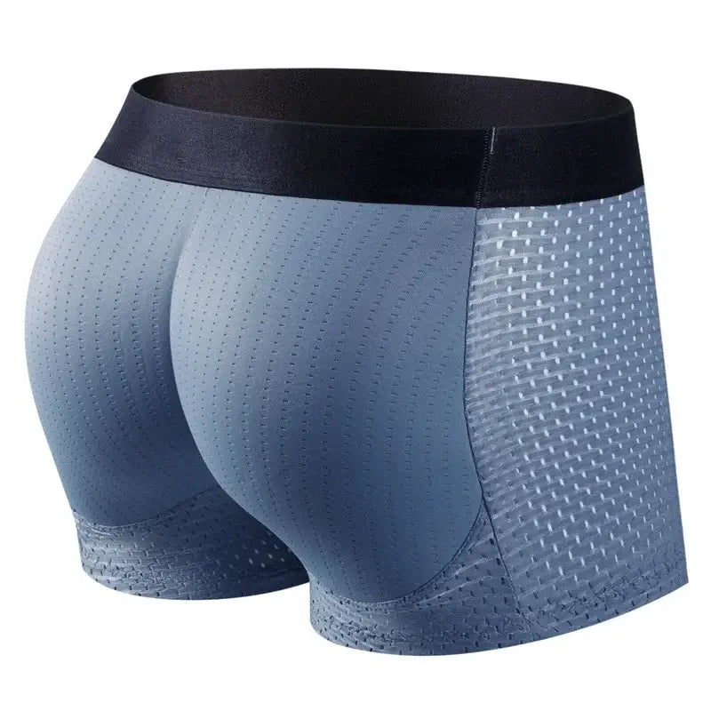 Shorts Boxer Rembourrés Hommes Avec Faux Fesses Et Rehausseur Nylon
