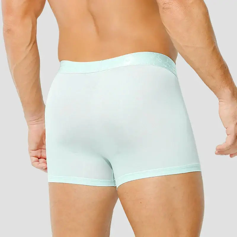 Boxer Homme Soie Glacée Soutien Scrotal Style Été 2025 Fendu