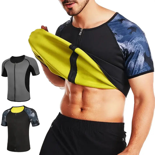 Chemise Sauna Homme Sueur Shaper Transpiration Pour Perte de Poids