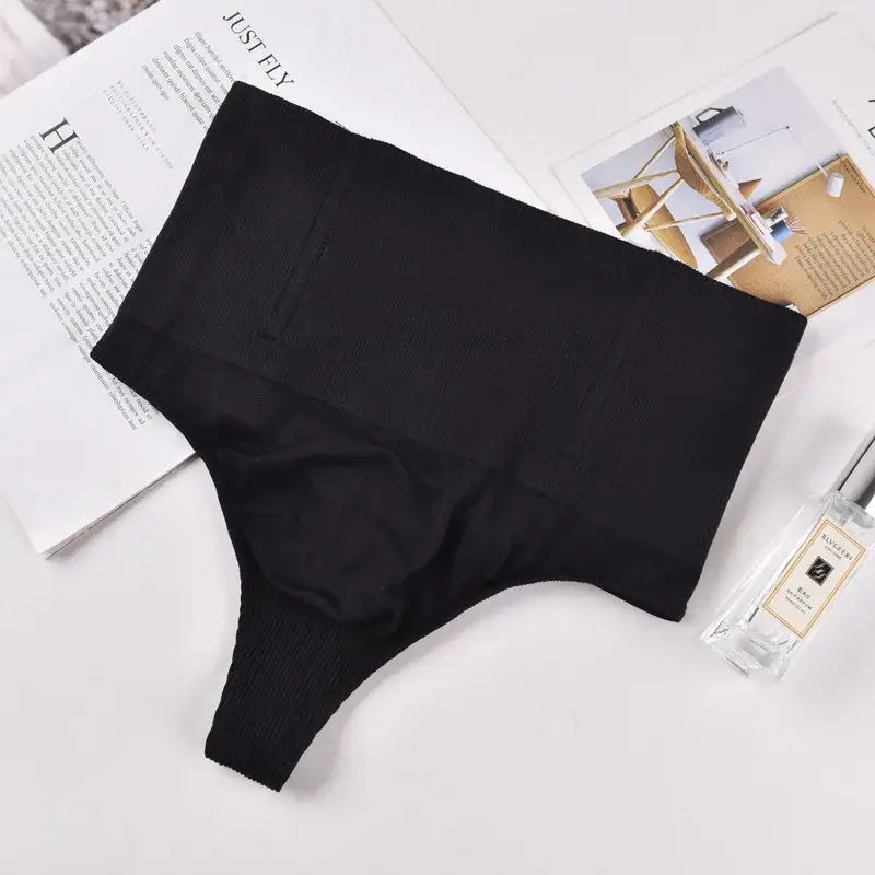 Culotte Shaper Femme Taille Haute Ventre Plat Contrôle Sous-Vêtements Ajustés - Black / M