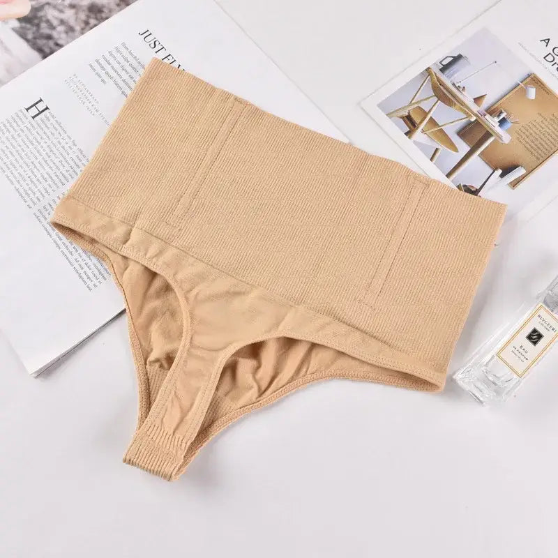 Culotte Shaper Femme Taille Haute Ventre Plat Contrôle Sous-Vêtements Ajustés - Kaki / M