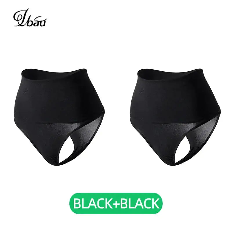 Culottes String Femme Taille Haute Contrôle Ventre Sculptant Nylon Élasthanne - 2PCS Group 2 / L