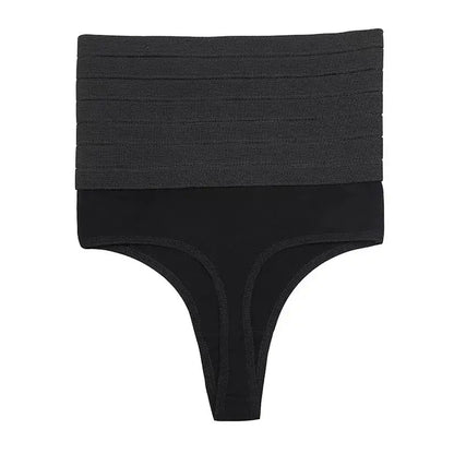 Gaine Femme Taille Haute Sculptante 1 Pièce Contrôle Ventre Plat - Black / S