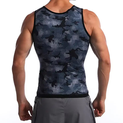 Gilet Sauna Homme Taille Formateur Ventre Plat Compression Entraînement