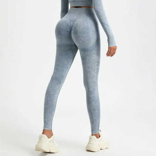 Legging Gainant Amincissant Femme - Bleu / L