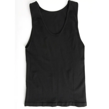 Shapewear Homme Minceur T-Shirt Compression Ventre Contrôle Élastique - Black / 2XL / CHINA