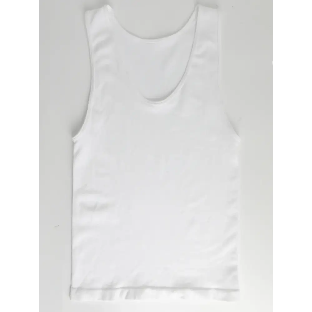 Shapewear Homme Minceur T-Shirt Compression Ventre Contrôle Élastique - WHITE / 2XL / CHINA